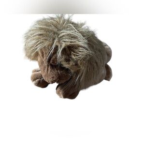 FolkTails Big Lion Puppet realistic lion plush vintage 1990's